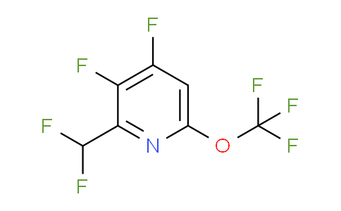 3,4-Difluoro-2-(difluoromethyl)-6-(trifluoromethoxy)pyridine