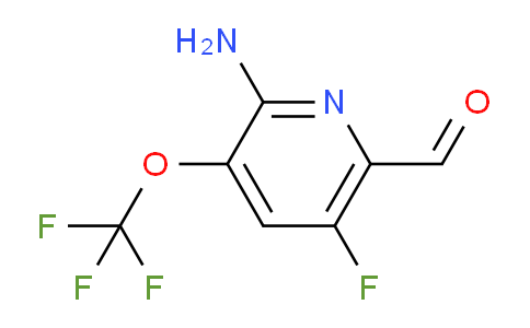 AM196246 | 1804536-94-4 | 2-Amino-5-fluoro-3-(trifluoromethoxy)pyridine-6-carboxaldehyde