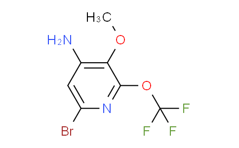 4-Amino-6-bromo-3-methoxy-2-(trifluoromethoxy)pyridine