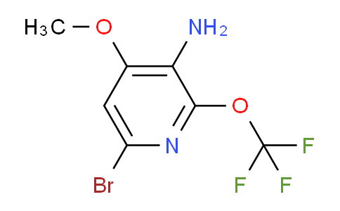 3-Amino-6-bromo-4-methoxy-2-(trifluoromethoxy)pyridine