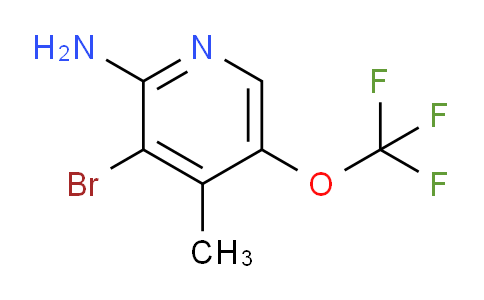 2-Amino-3-bromo-4-methyl-5-(trifluoromethoxy)pyridine