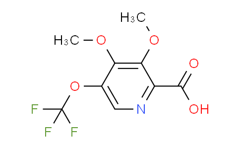 3,4-Dimethoxy-5-(trifluoromethoxy)pyridine-2-carboxylic acid