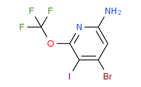 6-Amino-4-bromo-3-iodo-2-(trifluoromethoxy)pyridine