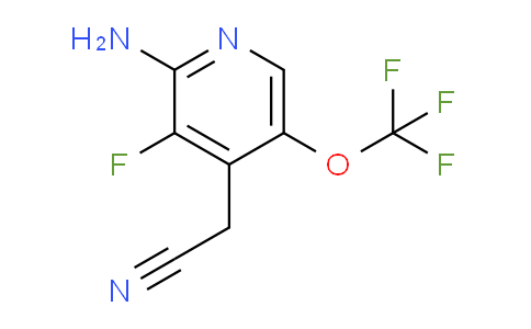 2-Amino-3-fluoro-5-(trifluoromethoxy)pyridine-4-acetonitrile