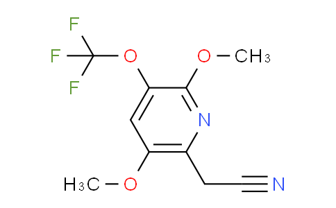 2,5-Dimethoxy-3-(trifluoromethoxy)pyridine-6-acetonitrile