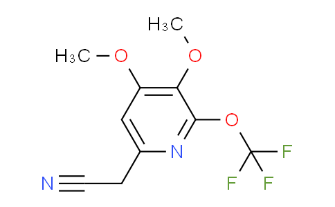 3,4-Dimethoxy-2-(trifluoromethoxy)pyridine-6-acetonitrile