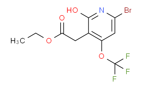 AM19633 | 1806231-90-2 | Ethyl 6-bromo-2-hydroxy-4-(trifluoromethoxy)pyridine-3-acetate