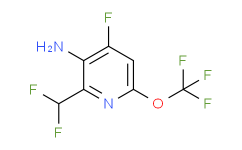 3-Amino-2-(difluoromethyl)-4-fluoro-6-(trifluoromethoxy)pyridine