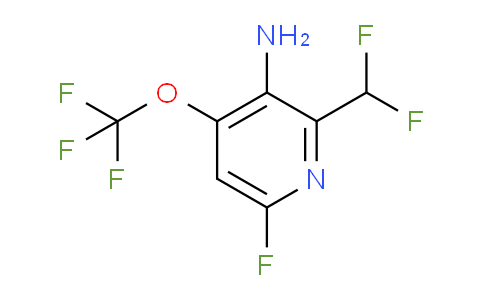 3-Amino-2-(difluoromethyl)-6-fluoro-4-(trifluoromethoxy)pyridine