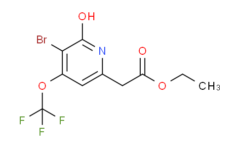 AM19637 | 1804582-51-1 | Ethyl 3-bromo-2-hydroxy-4-(trifluoromethoxy)pyridine-6-acetate