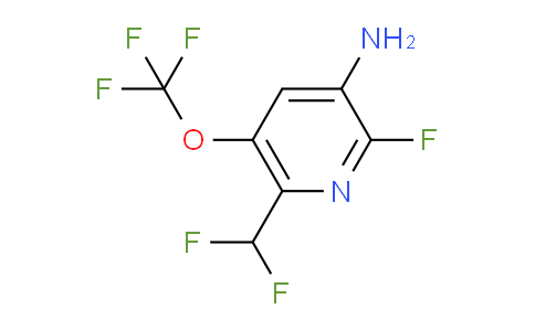 AM196379 | 1804028-99-6 | 3-Amino-6-(difluoromethyl)-2-fluoro-5-(trifluoromethoxy)pyridine