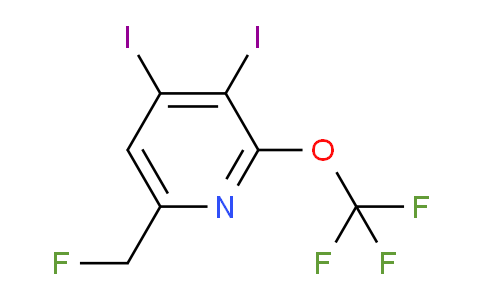 3,4-Diiodo-6-(fluoromethyl)-2-(trifluoromethoxy)pyridine