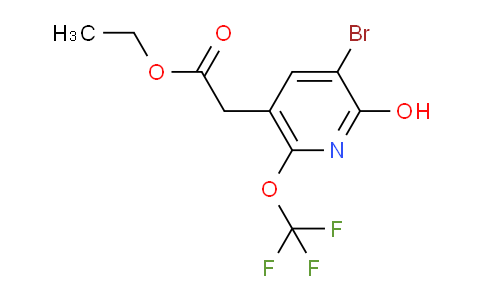 AM19641 | 1804630-55-4 | Ethyl 3-bromo-2-hydroxy-6-(trifluoromethoxy)pyridine-5-acetate