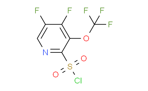 4,5-Difluoro-3-(trifluoromethoxy)pyridine-2-sulfonyl chloride