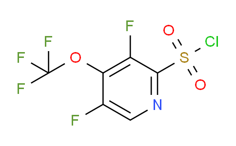 3,5-Difluoro-4-(trifluoromethoxy)pyridine-2-sulfonyl chloride