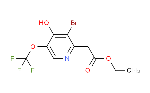 AM19644 | 1803918-19-5 | Ethyl 3-bromo-4-hydroxy-5-(trifluoromethoxy)pyridine-2-acetate