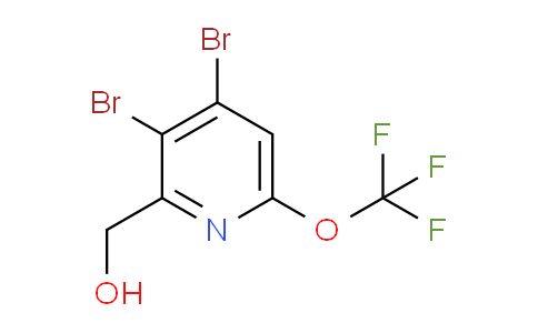 3,4-Dibromo-6-(trifluoromethoxy)pyridine-2-methanol