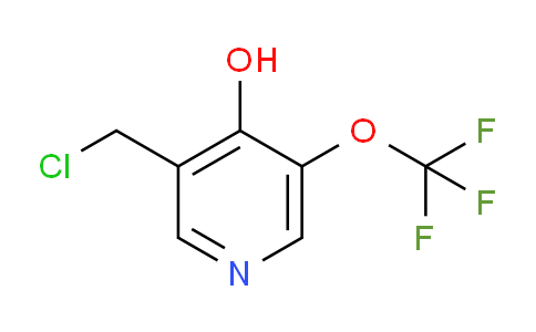 3-(Chloromethyl)-4-hydroxy-5-(trifluoromethoxy)pyridine