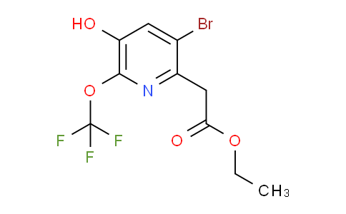 Ethyl 3-bromo-5-hydroxy-6-(trifluoromethoxy)pyridine-2-acetate