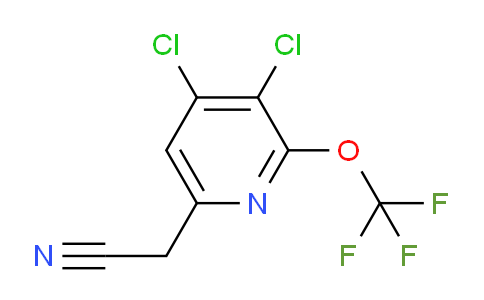 3,4-Dichloro-2-(trifluoromethoxy)pyridine-6-acetonitrile