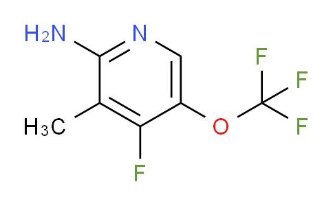 2-Amino-4-fluoro-3-methyl-5-(trifluoromethoxy)pyridine