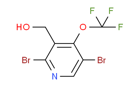 2,5-Dibromo-4-(trifluoromethoxy)pyridine-3-methanol