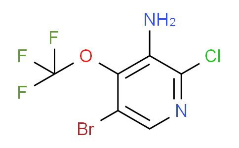 3-Amino-5-bromo-2-chloro-4-(trifluoromethoxy)pyridine