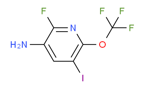 3-Amino-2-fluoro-5-iodo-6-(trifluoromethoxy)pyridine