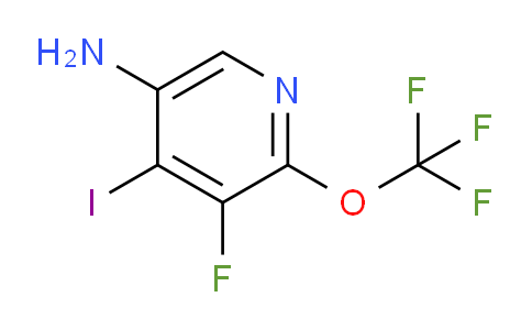 5-Amino-3-fluoro-4-iodo-2-(trifluoromethoxy)pyridine