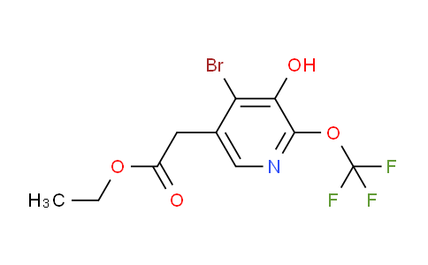 AM19660 | 1804652-25-2 | Ethyl 4-bromo-3-hydroxy-2-(trifluoromethoxy)pyridine-5-acetate