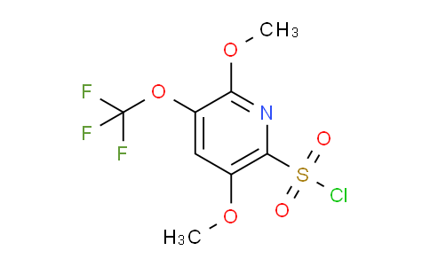 2,5-Dimethoxy-3-(trifluoromethoxy)pyridine-6-sulfonyl chloride