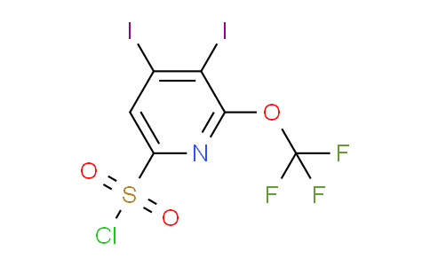 AM196627 | 1804374-62-6 | 3,4-Diiodo-2-(trifluoromethoxy)pyridine-6-sulfonyl chloride