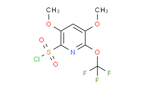 3,5-Dimethoxy-2-(trifluoromethoxy)pyridine-6-sulfonyl chloride