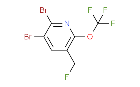 2,3-Dibromo-5-(fluoromethyl)-6-(trifluoromethoxy)pyridine