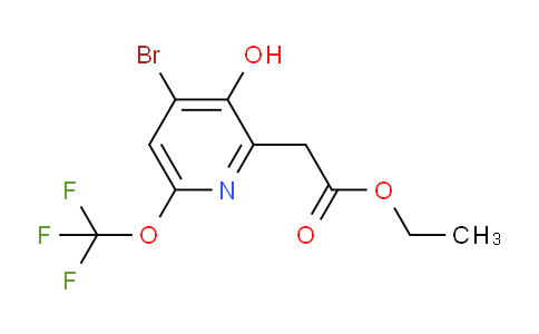 AM19664 | 1806232-38-1 | Ethyl 4-bromo-3-hydroxy-6-(trifluoromethoxy)pyridine-2-acetate