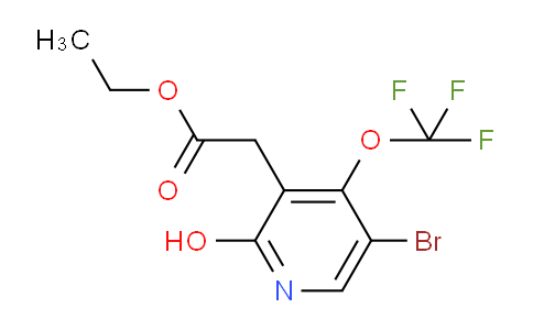 AM19668 | 1804605-67-1 | Ethyl 5-bromo-2-hydroxy-4-(trifluoromethoxy)pyridine-3-acetate