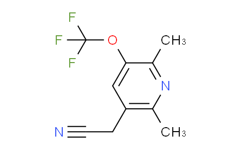 2,6-Dimethyl-3-(trifluoromethoxy)pyridine-5-acetonitrile