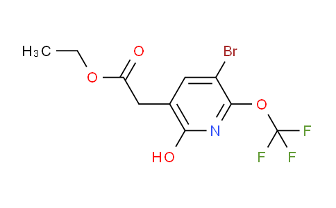 AM19670 | 1806110-40-6 | Ethyl 3-bromo-6-hydroxy-2-(trifluoromethoxy)pyridine-5-acetate