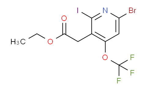 AM19673 | 1806085-15-3 | Ethyl 6-bromo-2-iodo-4-(trifluoromethoxy)pyridine-3-acetate