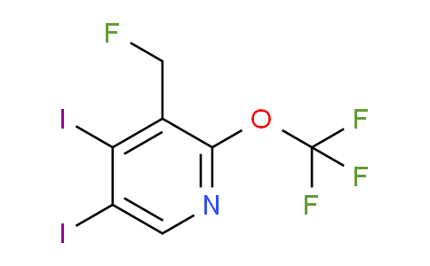 4,5-Diiodo-3-(fluoromethyl)-2-(trifluoromethoxy)pyridine