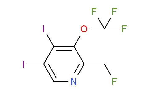 4,5-Diiodo-2-(fluoromethyl)-3-(trifluoromethoxy)pyridine