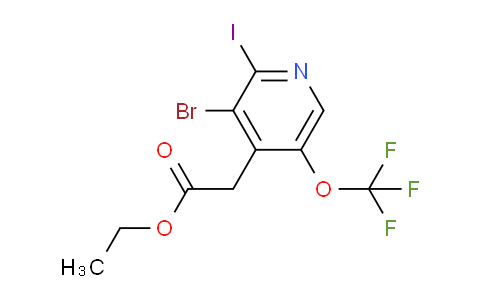AM19678 | 1806210-93-4 | Ethyl 3-bromo-2-iodo-5-(trifluoromethoxy)pyridine-4-acetate