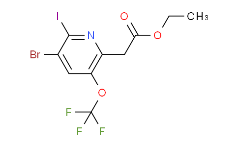 AM19679 | 1806129-69-0 | Ethyl 3-bromo-2-iodo-5-(trifluoromethoxy)pyridine-6-acetate