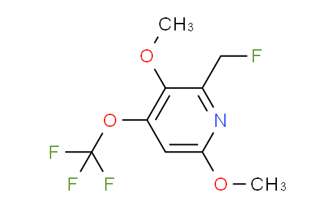 3,6-Dimethoxy-2-(fluoromethyl)-4-(trifluoromethoxy)pyridine