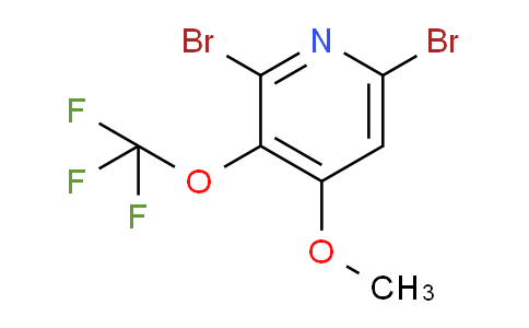 2,6-Dibromo-4-methoxy-3-(trifluoromethoxy)pyridine