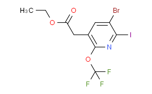 AM19681 | 1806129-78-1 | Ethyl 3-bromo-2-iodo-6-(trifluoromethoxy)pyridine-5-acetate