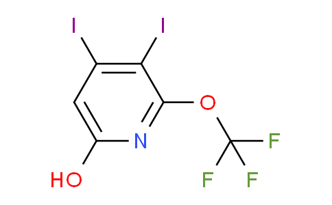 AM196833 | 1804032-90-3 | 3,4-Diiodo-6-hydroxy-2-(trifluoromethoxy)pyridine