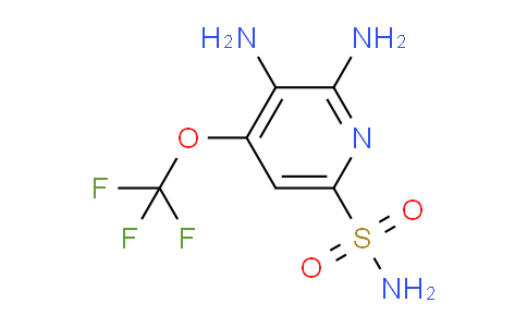 2,3-Diamino-4-(trifluoromethoxy)pyridine-6-sulfonamide