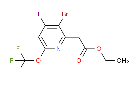 AM19686 | 1804613-00-0 | Ethyl 3-bromo-4-iodo-6-(trifluoromethoxy)pyridine-2-acetate