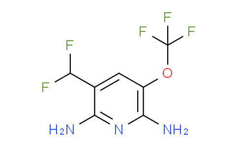 2,6-Diamino-3-(difluoromethyl)-5-(trifluoromethoxy)pyridine